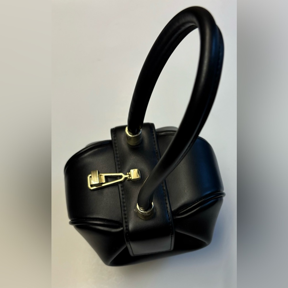 Black Princess purse bag with accents Novelty